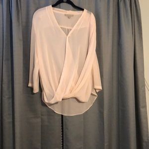 Blush Banana Republic blouse